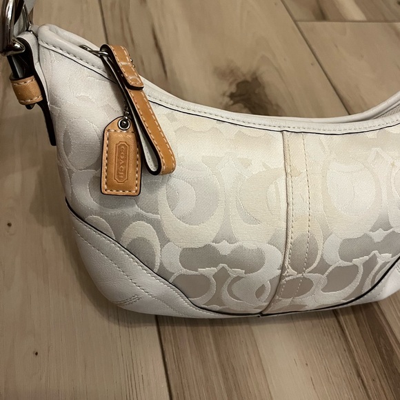 Rare Vintage Coach Soho Optic White Shoulder Bag (A05Q-1850) - Picture 7 of 11
